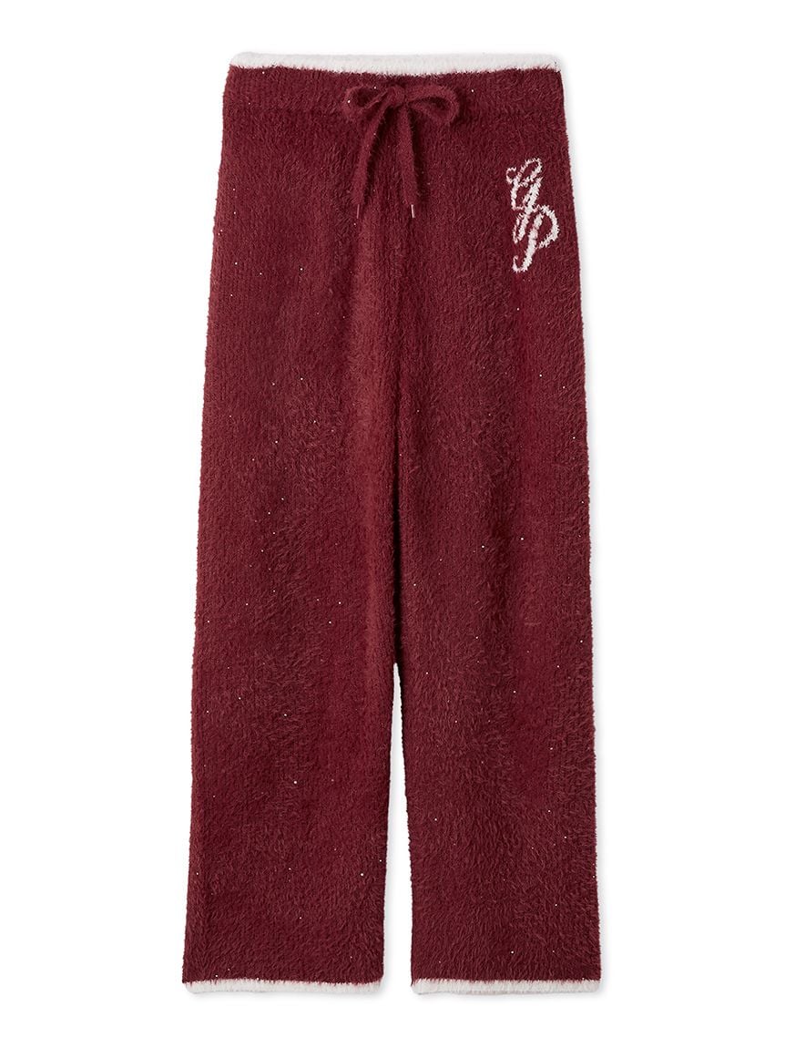 Glittering Feather Pants