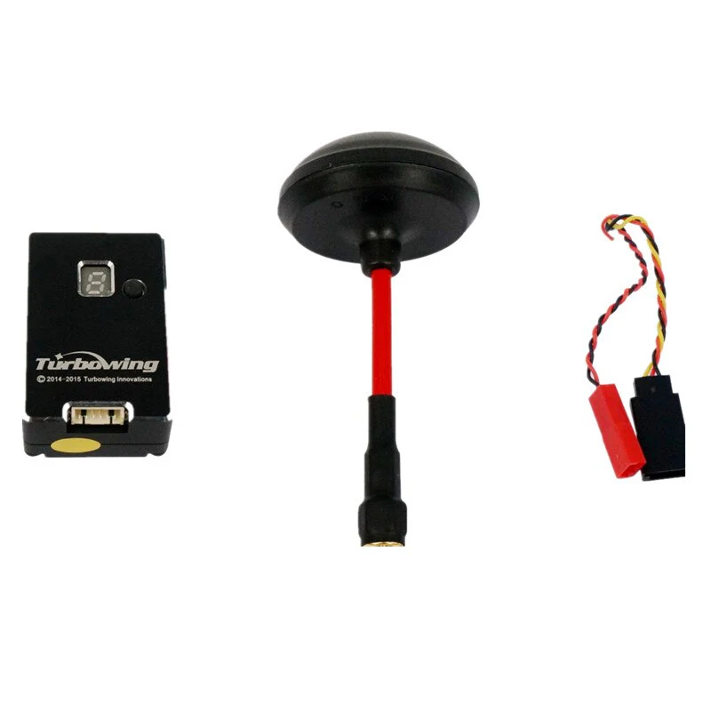 CUAV 1W Transmitter Image Transmission Telemetry - Airplane Flight Controller with Mushroom Antenna