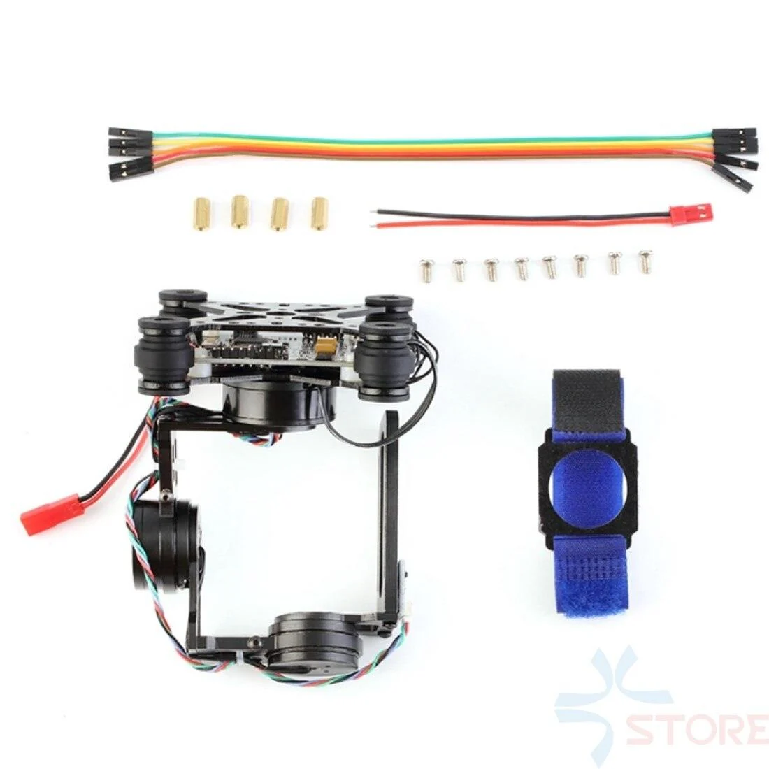 3 Axis assembled Brushless Gimbal Frame With Motors & Storm32 Controlller for Gopro 3 4 Xiaomi Xiaoyi SJ4000 SJCAM FPV RTF