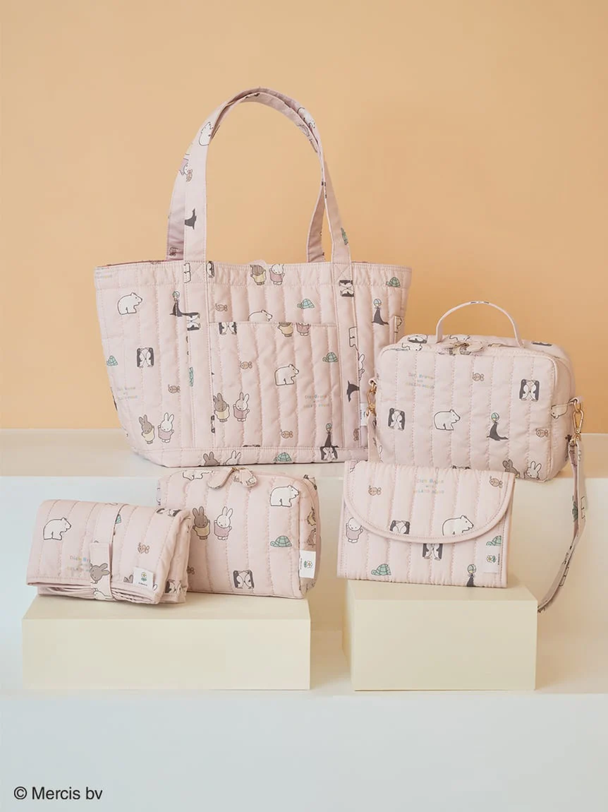 【Dick Bruna】Quilted All-Over Print Mama Bag