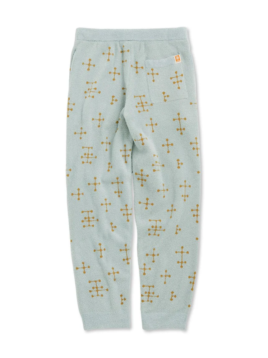 EAMES MENS Smoothie Jacquard Fluffy Long Pants