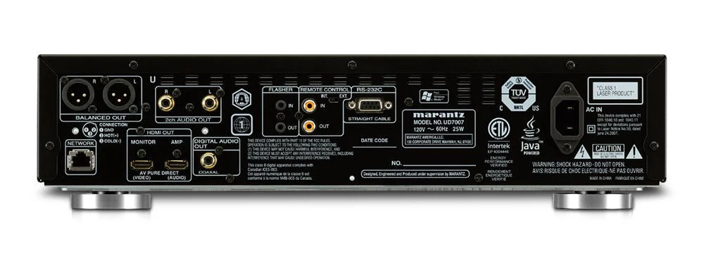 Marantz UD7007 Region Free Blu-Ray DVD Player