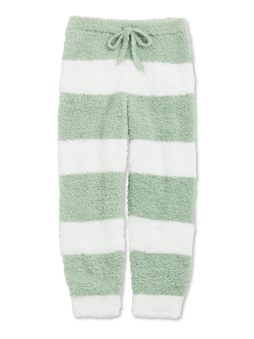 Sustainable Double Striped Men's Lounging Fluffy Pajama Pants