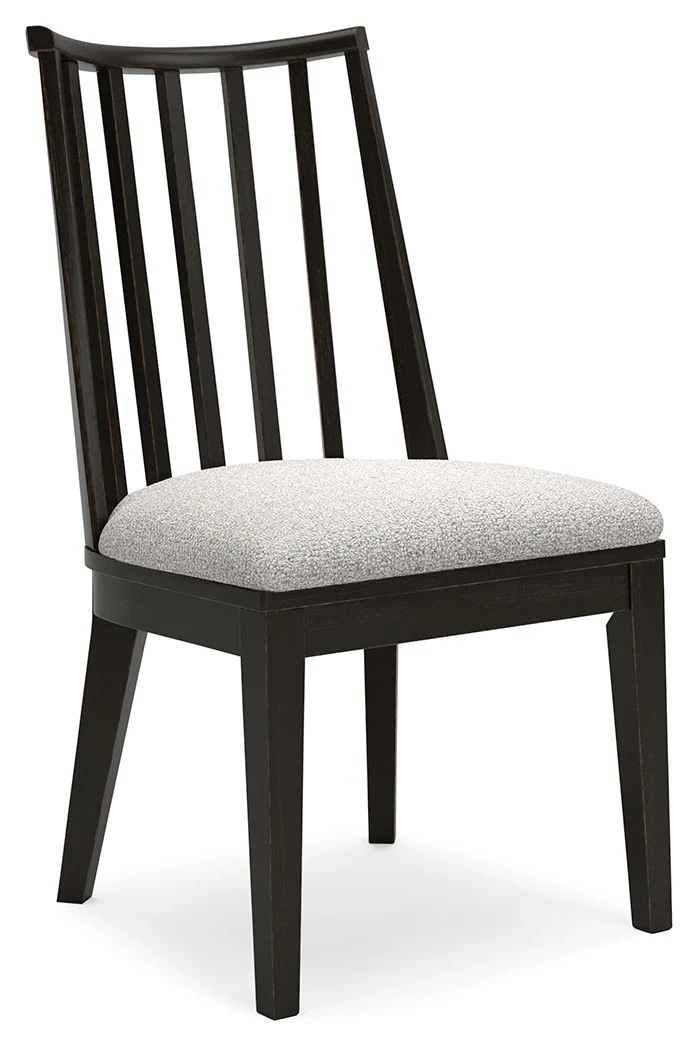 Galliden - Dining Upholstered Side Chair (Set of 2) - Black
