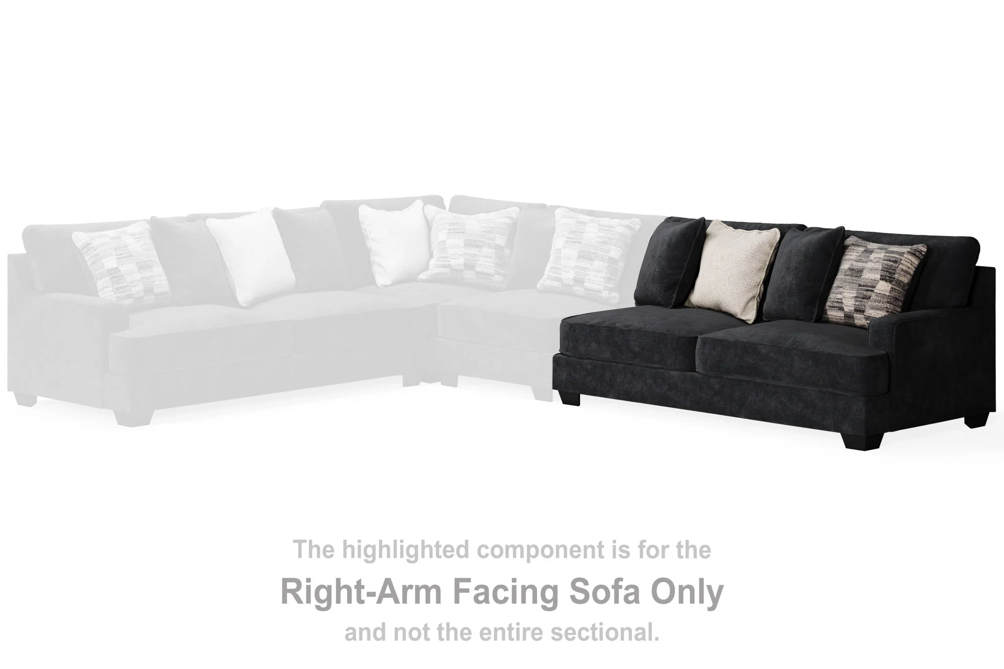 Lavernett - RAF Sofa - Charcoal