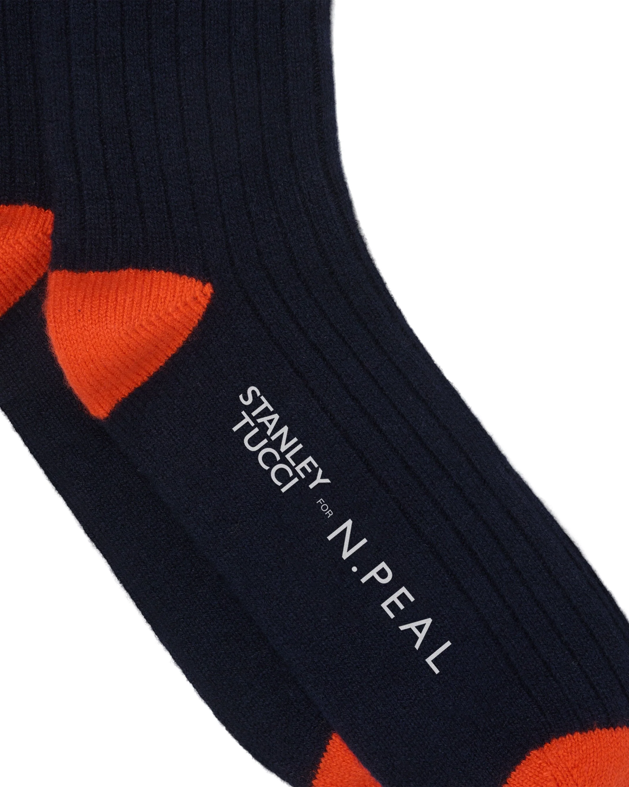 TUCCI TRAVEL SOCK Navy Blue + Tucci Orange