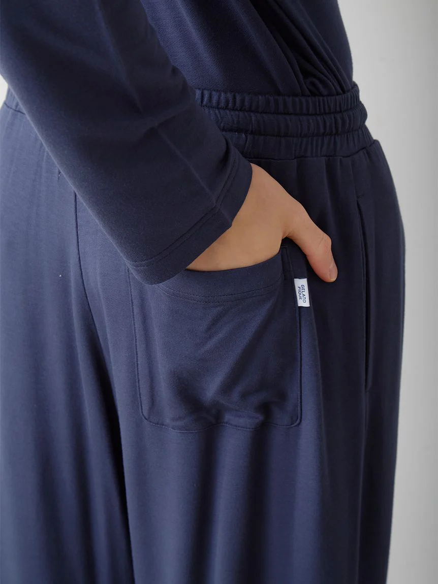 Men's DOG One-point Print long pants