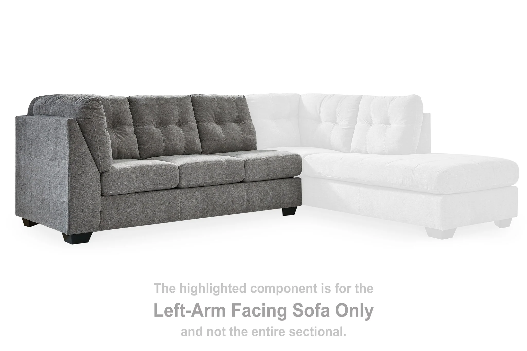 Marleton - Laf Sofa - Gray
