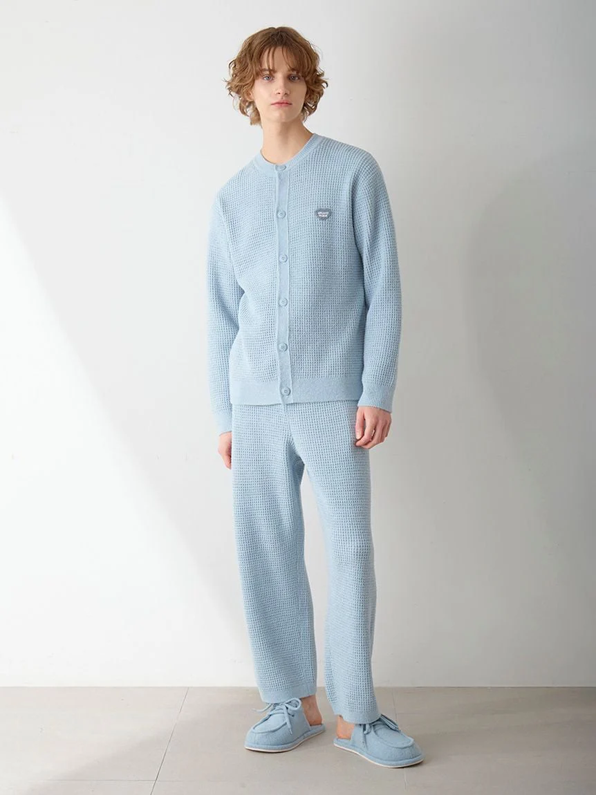 Men's Waffle Heart Sagara Knit Pants