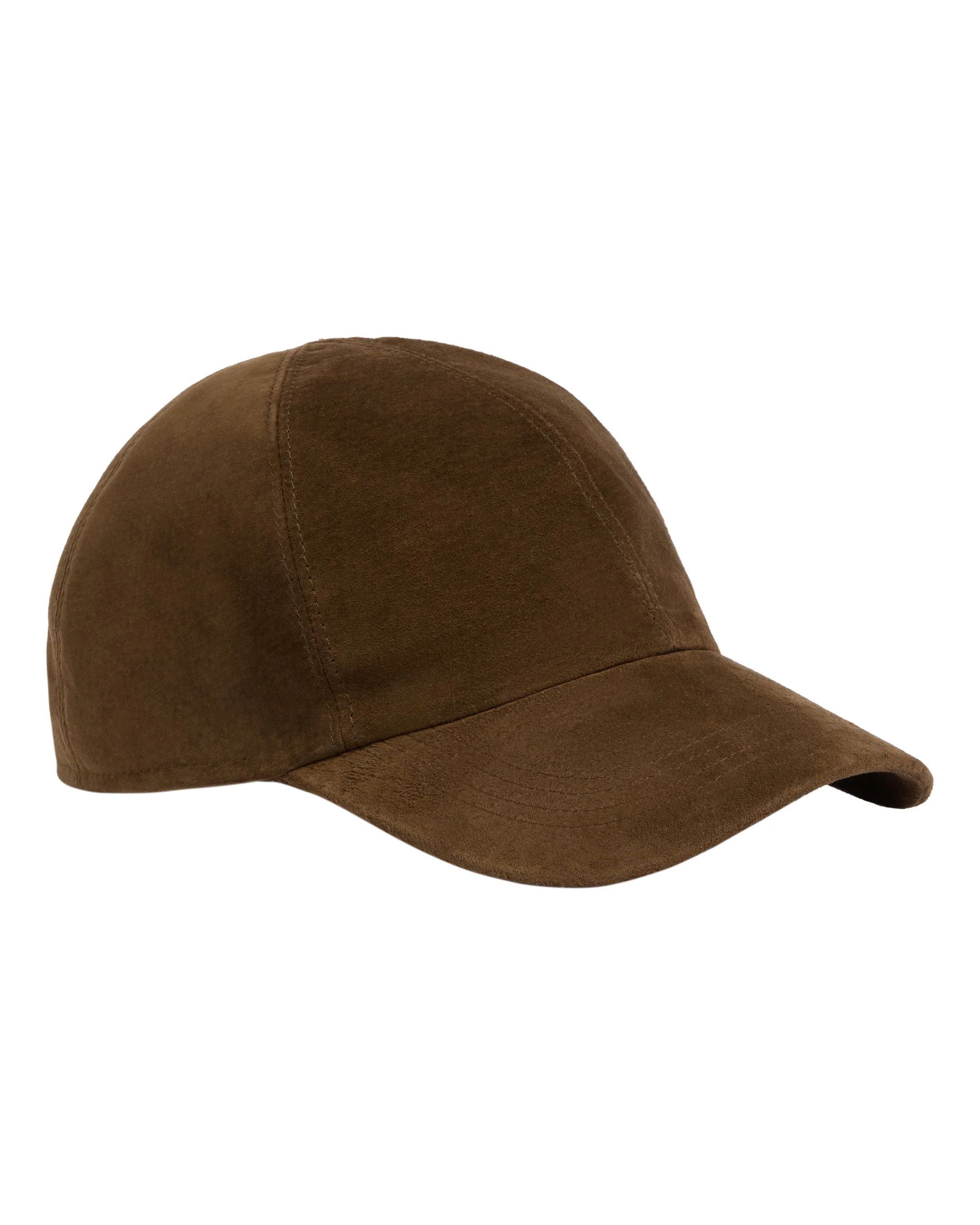 Unisex Suede Cap Brown