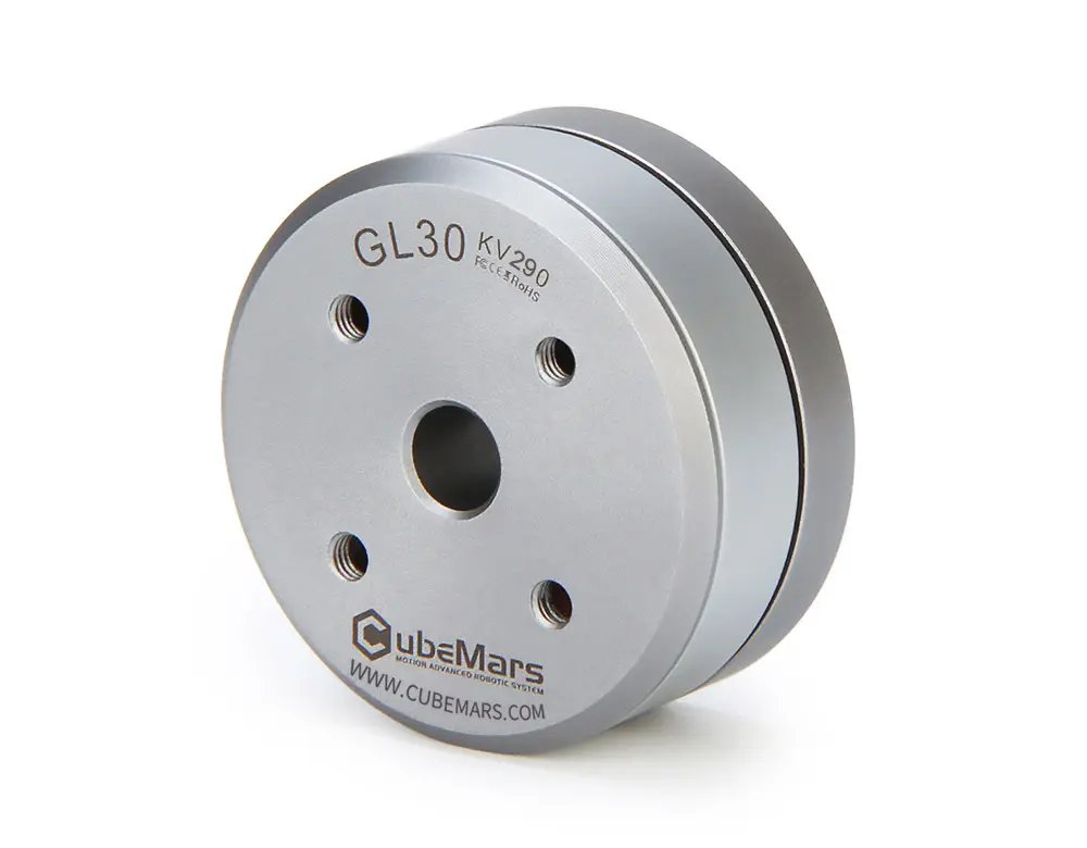 CubeMars GL30 KV290 Brushless Gimbal Motor – 6mm Hollow Shaft, 41g, Low Cogging, IP45