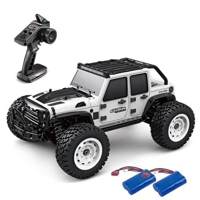 1:16 50KM/H Or 70KM/H 4WD RC Car LED Headlights 2.4G Waterproof Remote Control Cars High Speed Drift Monster Truck for Kids Toy