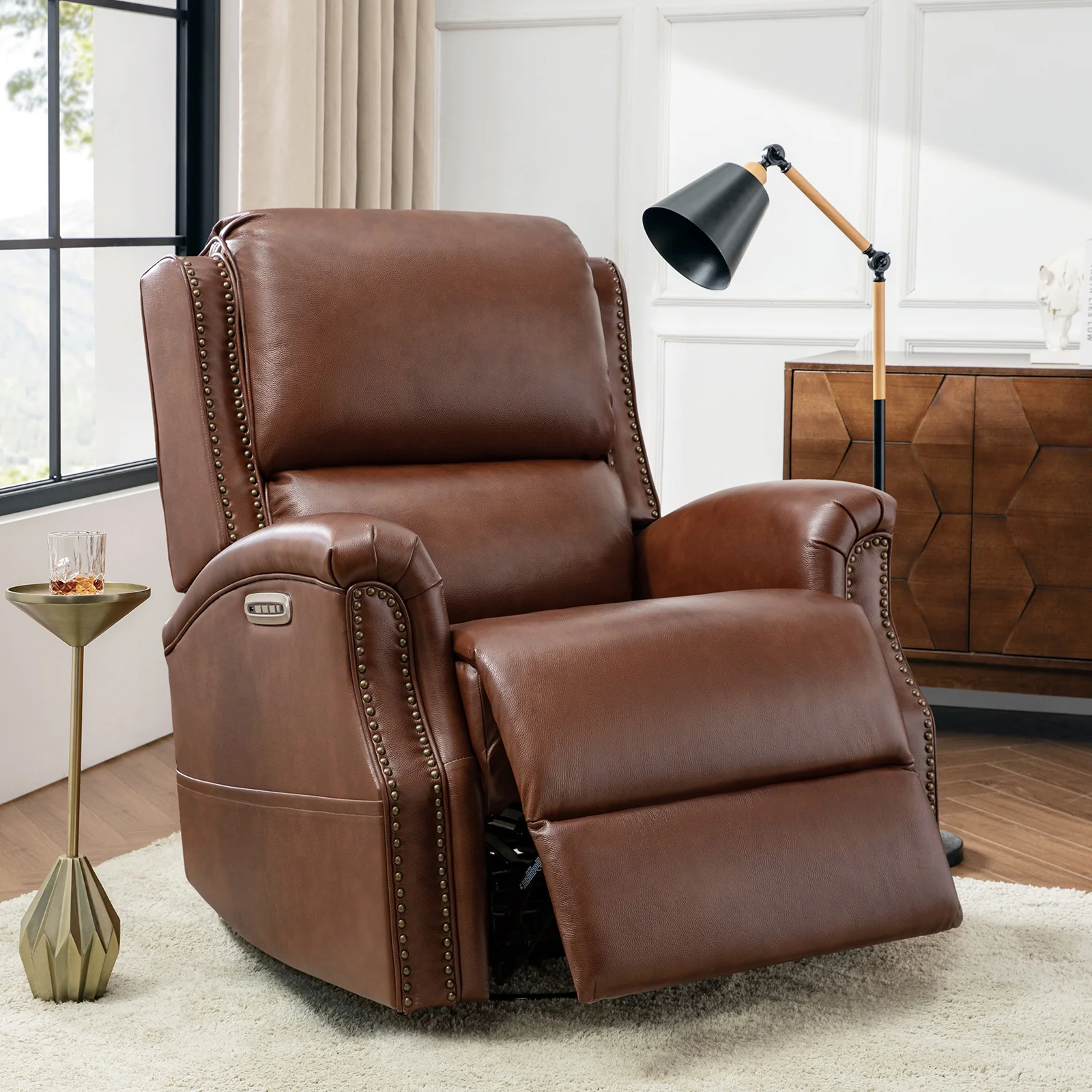 Andreas Recliner in Brown