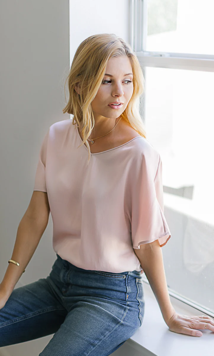 Verona Reversible Silk Blouse