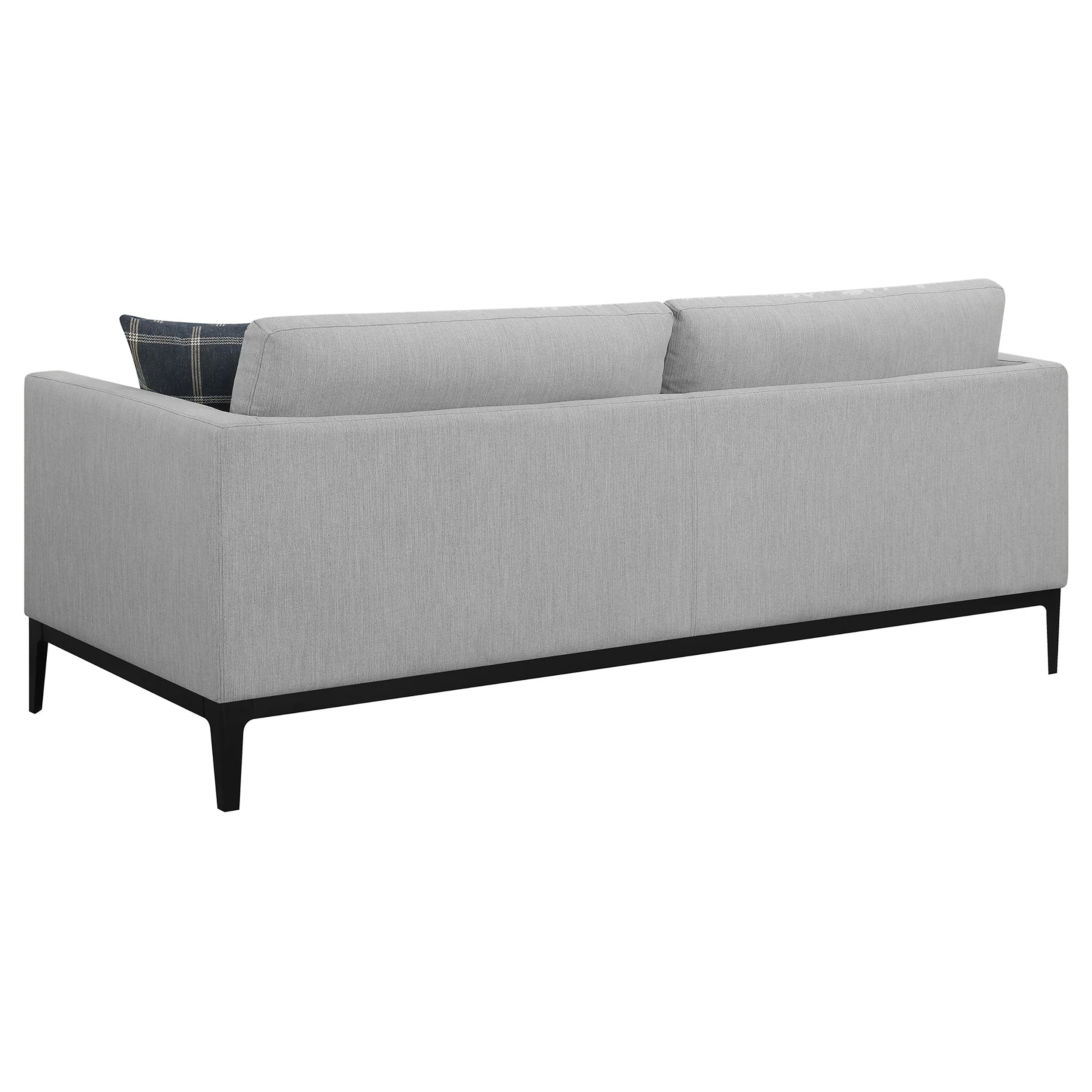 Apperson  Upholstered Track Arm Sofa Set Light Grey