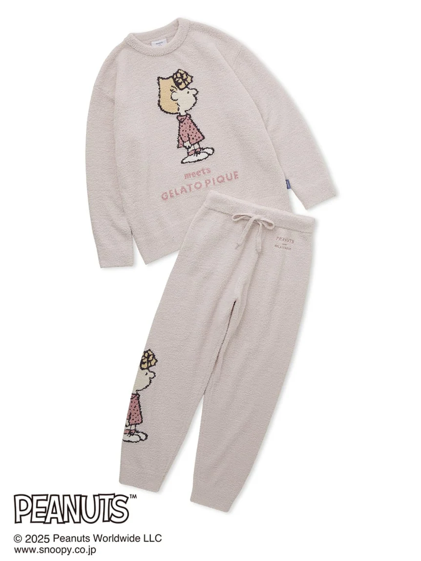 [PEANUTS] Baby Moco Jacquard Pullover & Pants Set