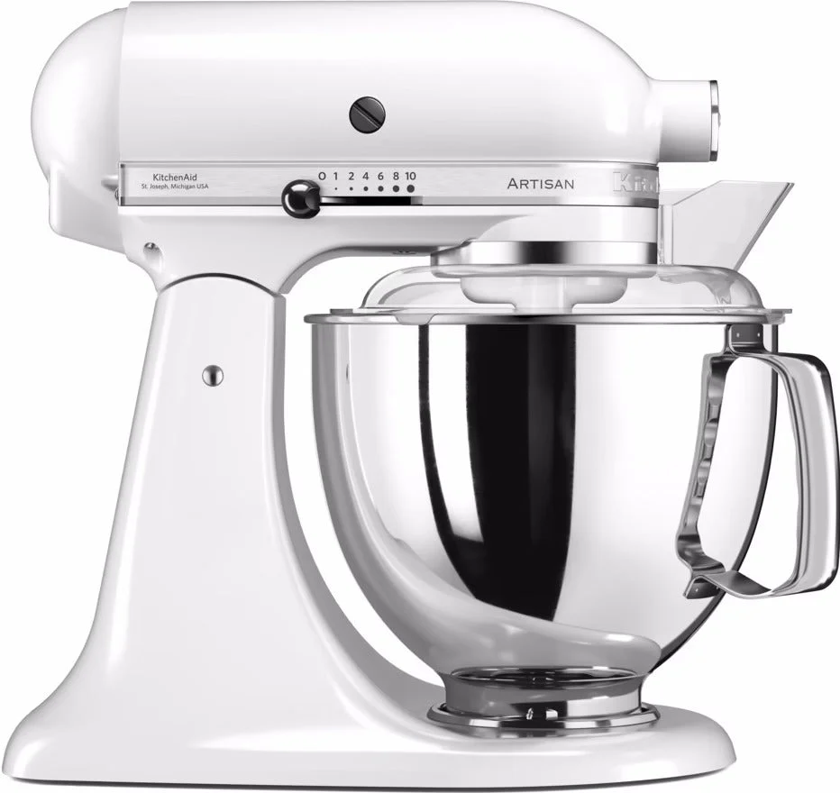 220 Volt KitchenAid 5KSM175PSEWH Artisan Stand Mixer - White