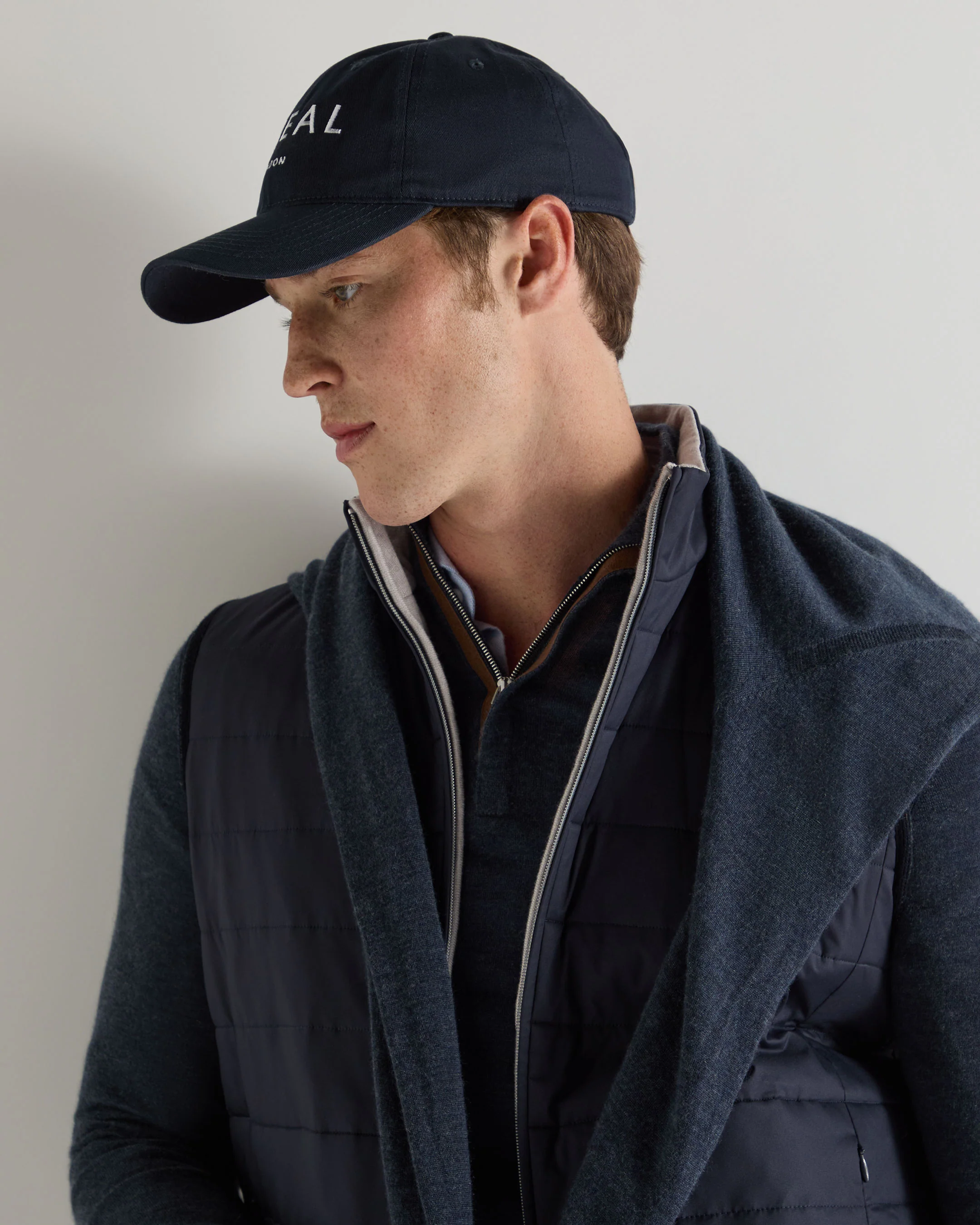 Unisex N.Peal Cotton Cap Navy Blue