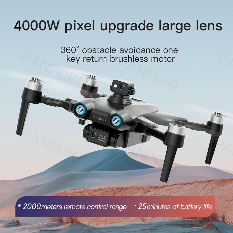 AE6 Max Drone - 4k Profesional GPS 2KM Quadcopter with 5G Camera TransmissIion Wifi FPV drone helicoptero Toys for Boys Professional Camera Drone
