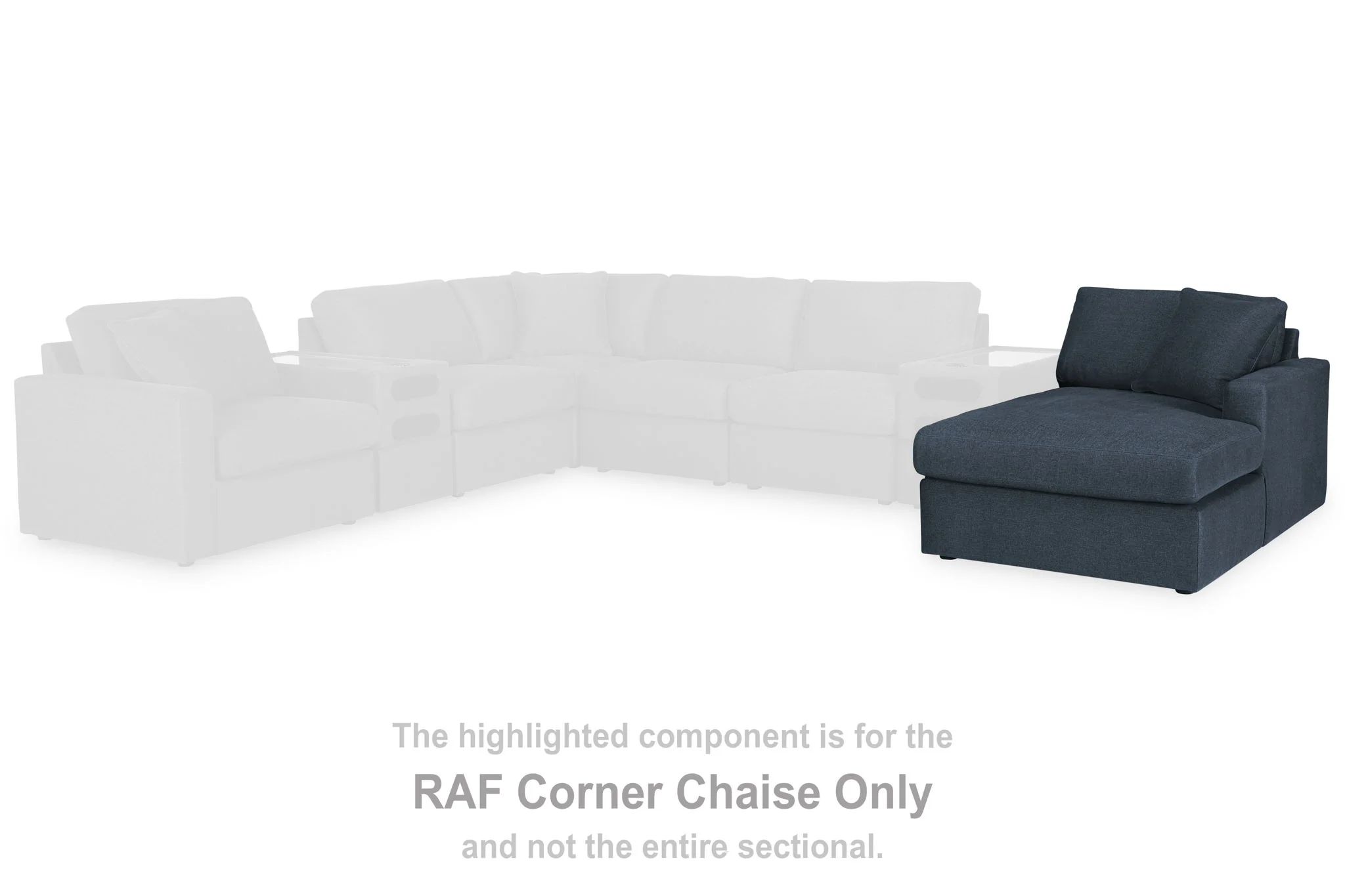 Modmax - Raf Corner Chaise - Ink