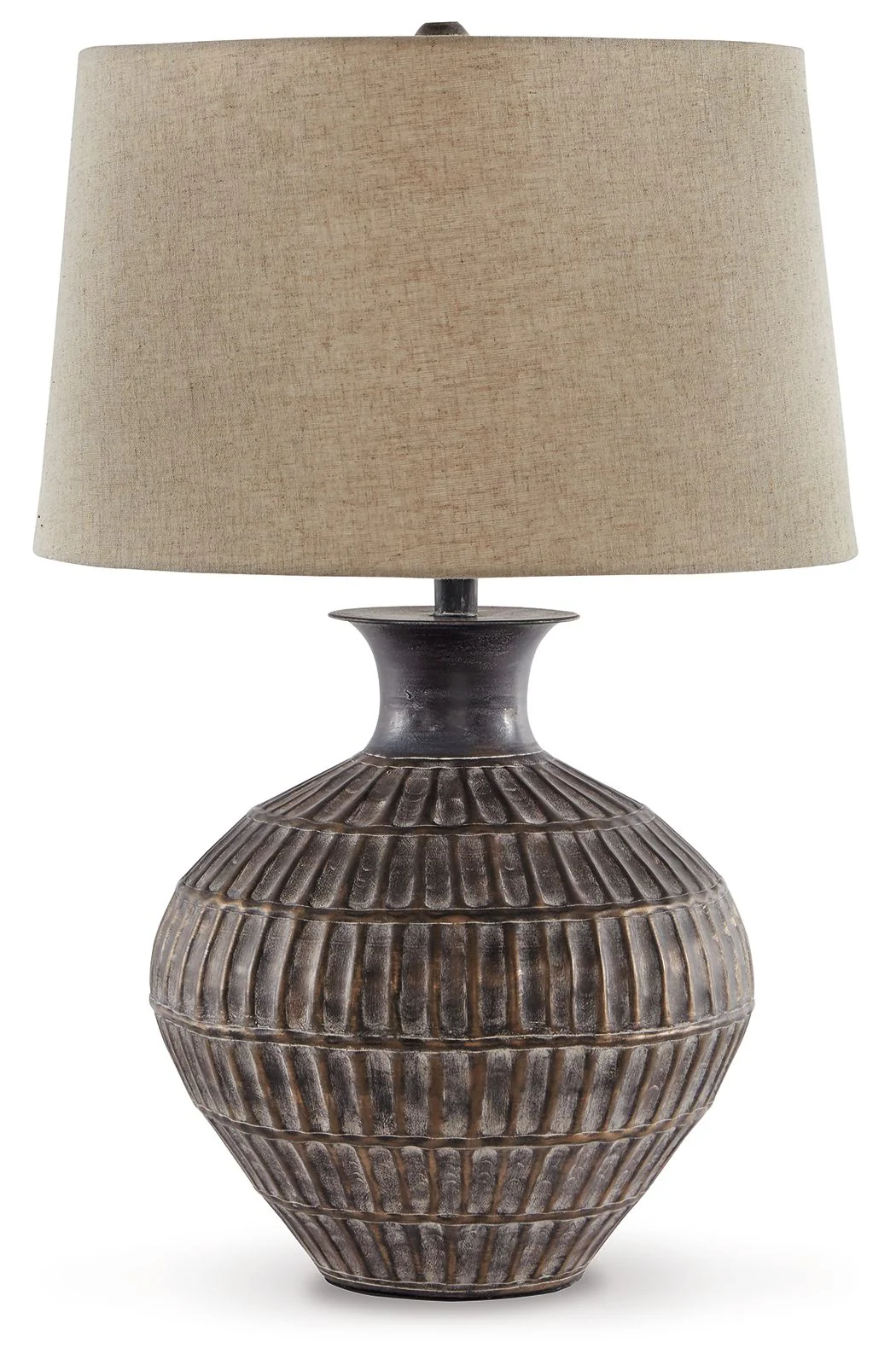 Magan - Metal Table Lamp  - Antique Bronze Finish