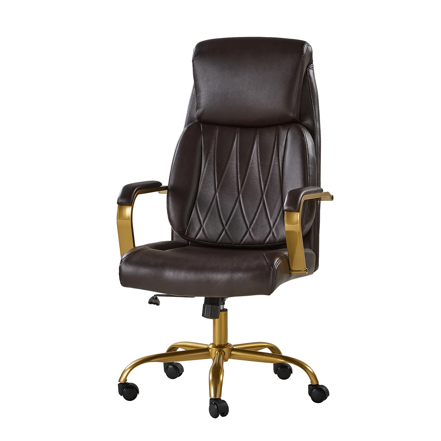 Bradford Ergonomic Office Chair with Lumbar Support in Brown
