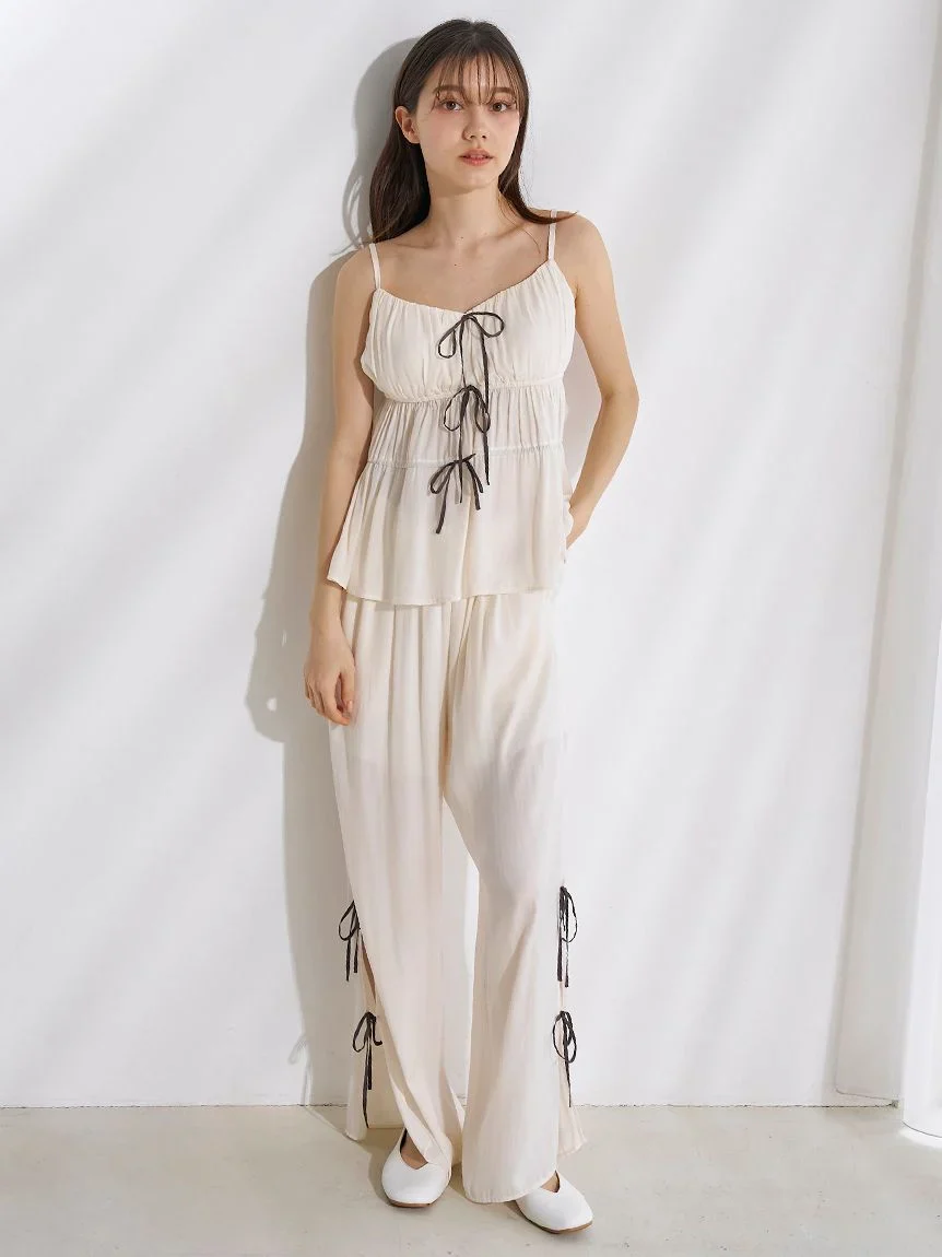 Satin Airy Long Pants