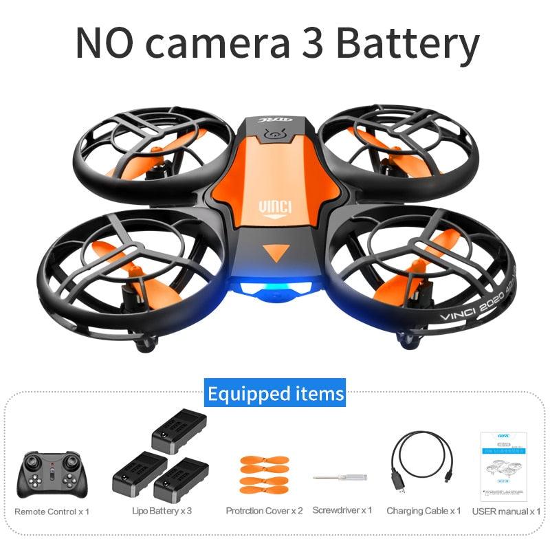 4DRC V8 Mini Drone - 4K 1080P HD Wide Angle Camera WiFi FPVDrone Height Keep Foldable Quadcopter Toy Gift