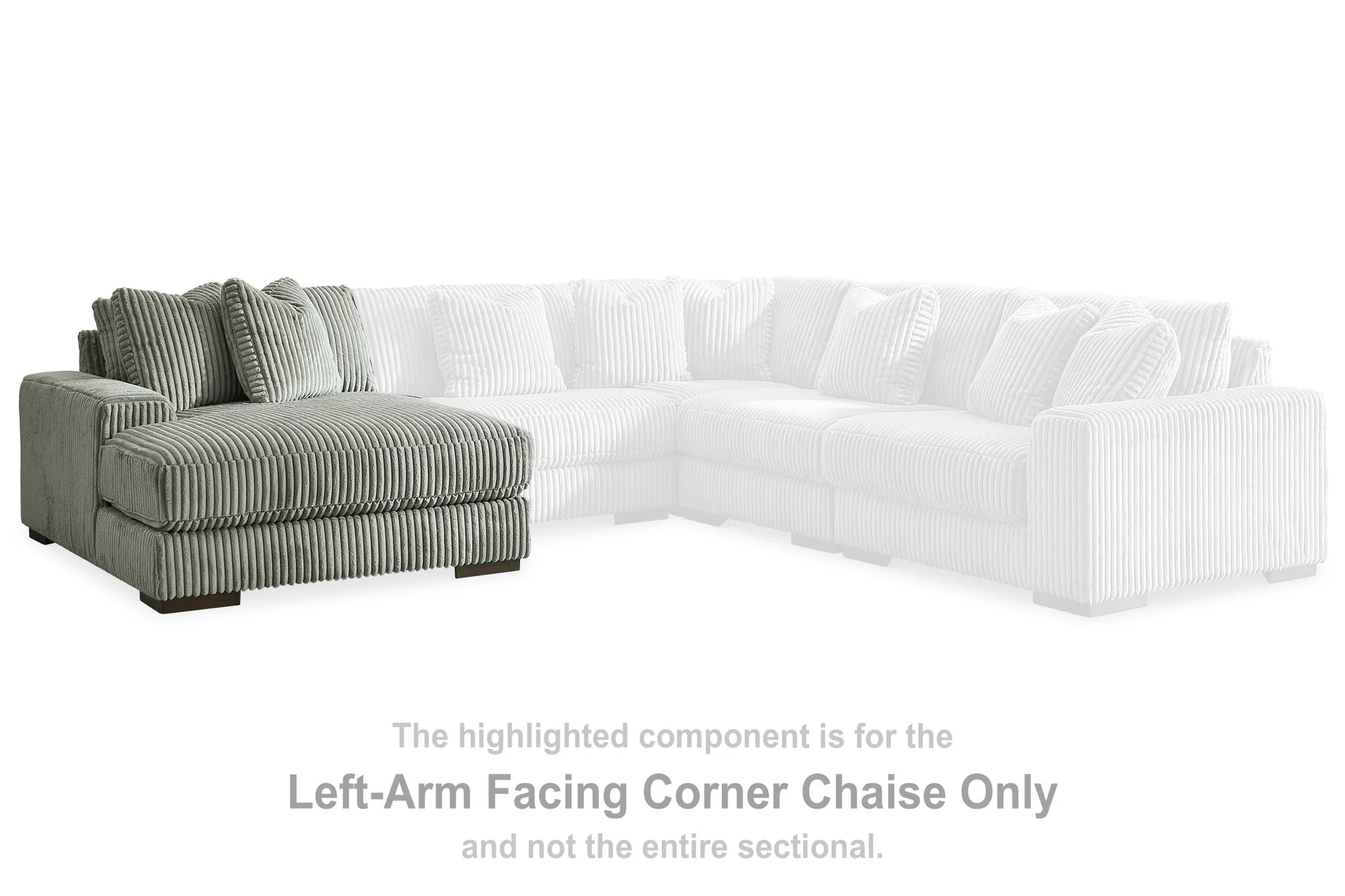 Lindyn - LAF Corner Chaise - Fog