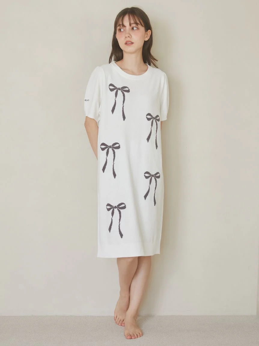 Ribbon Jacquard Lounge Dress