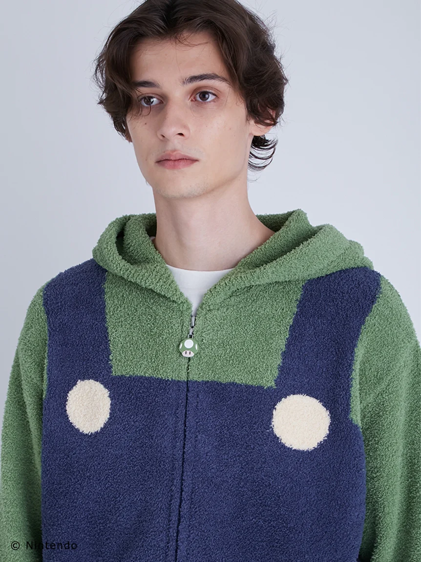 Super Mario MENS Luigi Pullover & Long Pants Loungewear Set