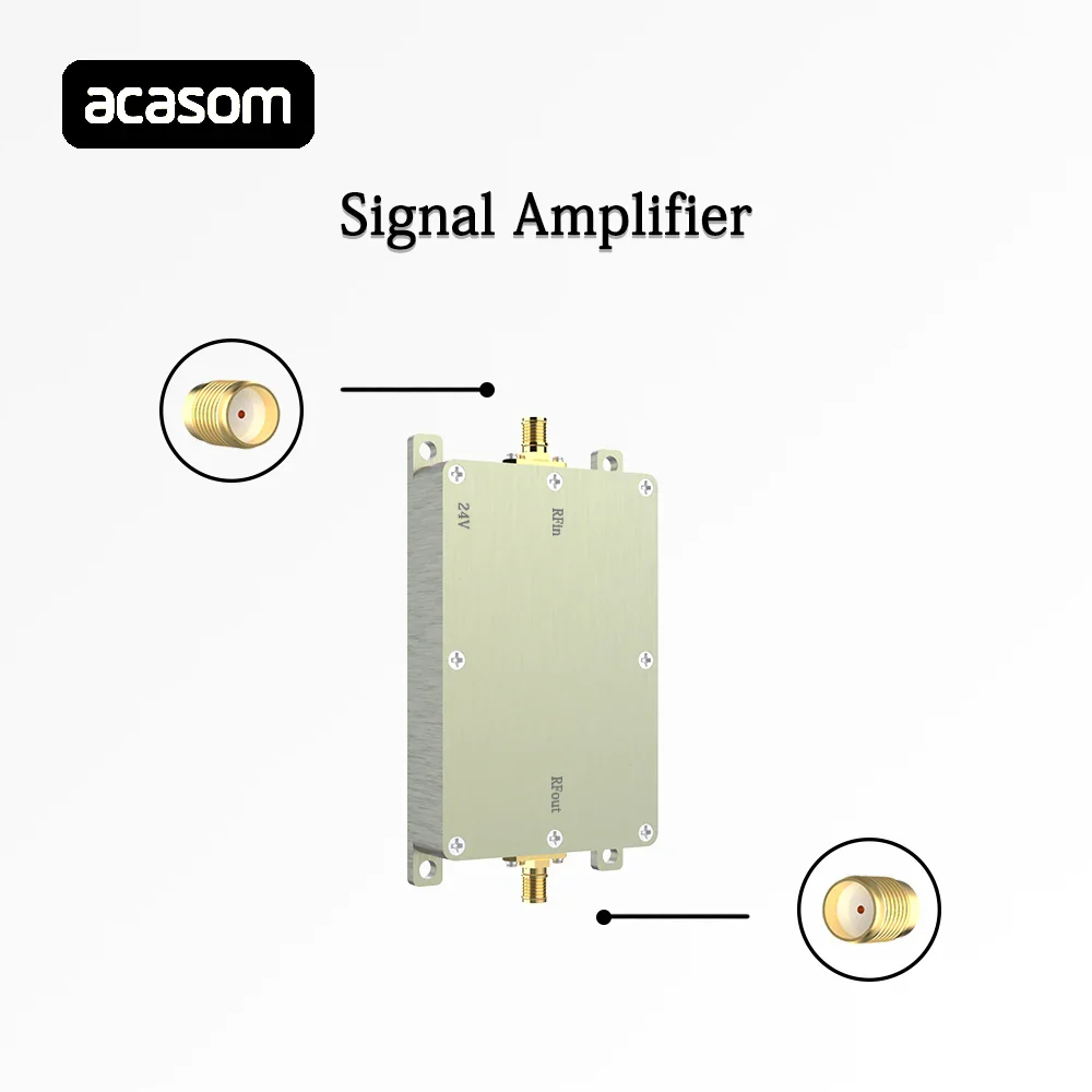0.9GHz 50W RF High Power Amplifiers wireless Signal Extender Sweep Signal Source For Drone