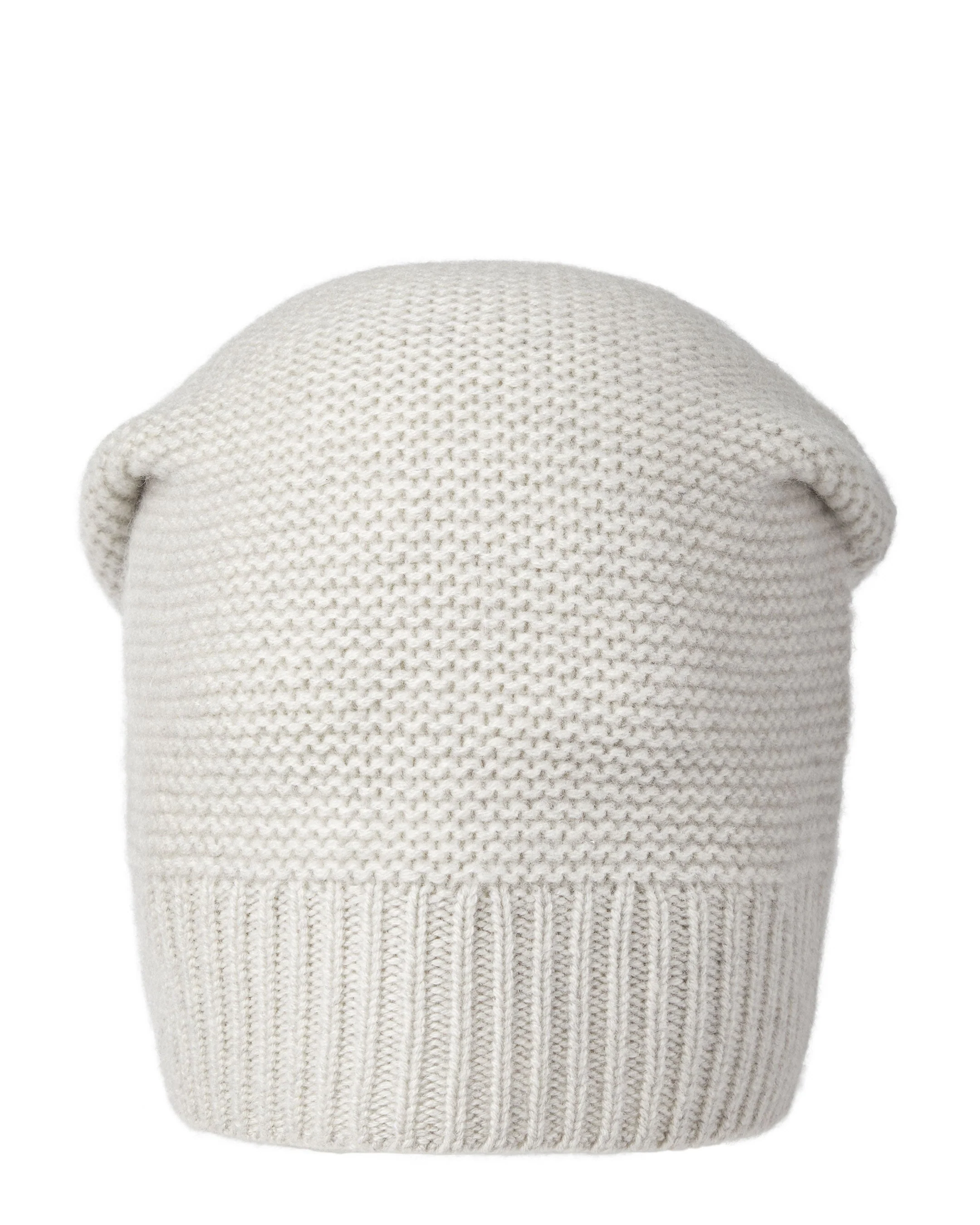 Unisex Beanie Cashmere Hat Pebble Grey