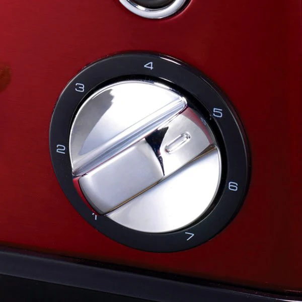 Morphy Richards 4 Slice Accents Toaster 220 240 volts Red (242004-00)