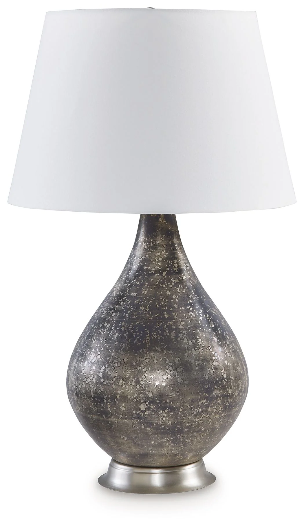 Bluacy - Glass Table Lamp - Antique Gray