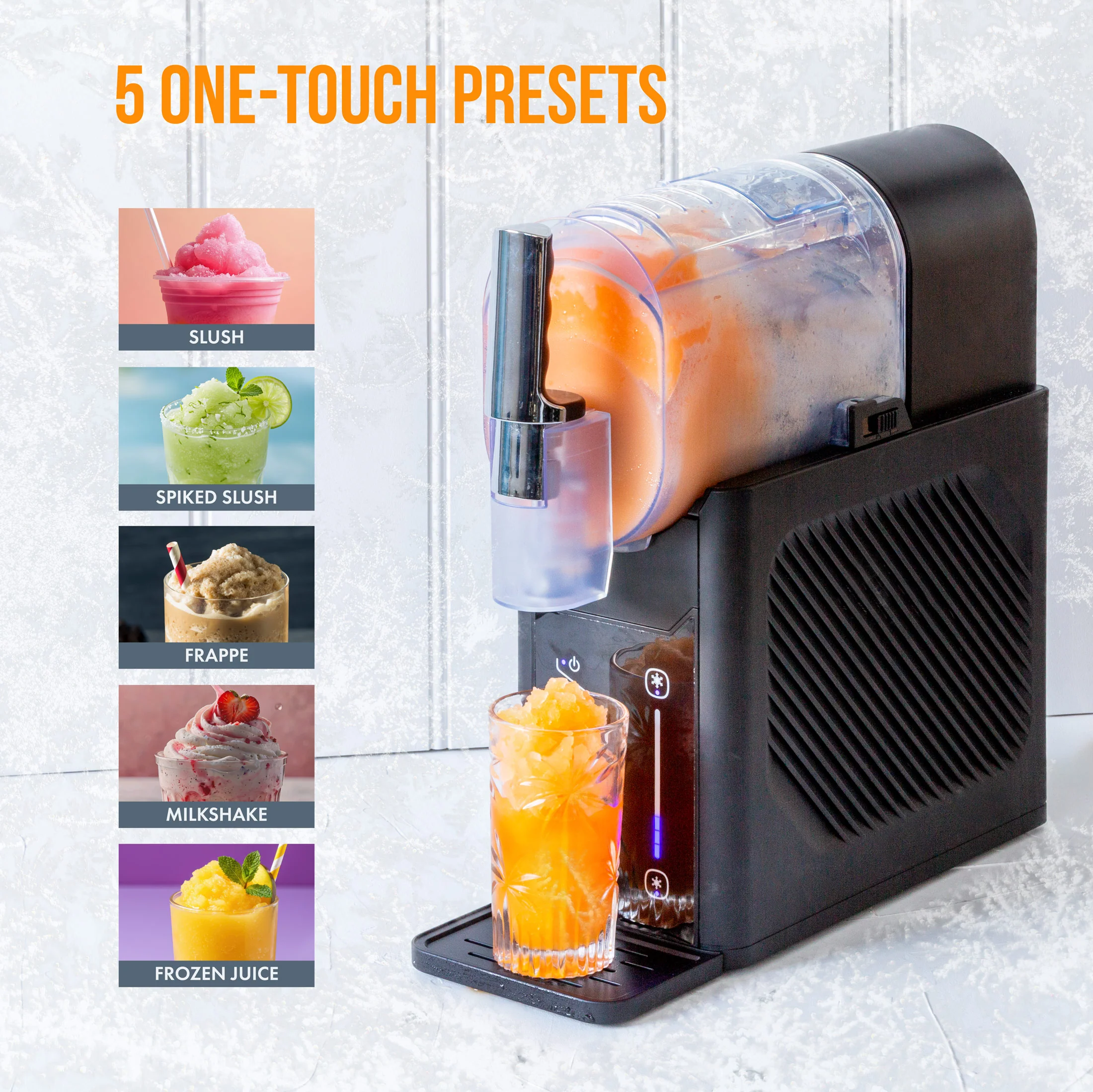 Slushie Maker, One Touch Control, 5 Preset Programs