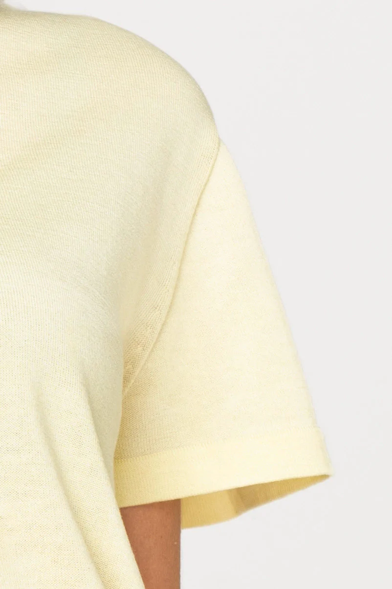 The Silk Tee - Butter