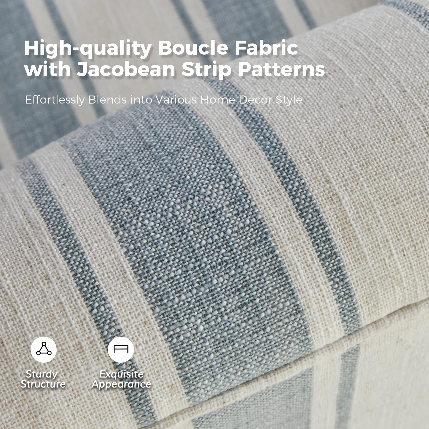 Alice Swivel Armchair in Blue