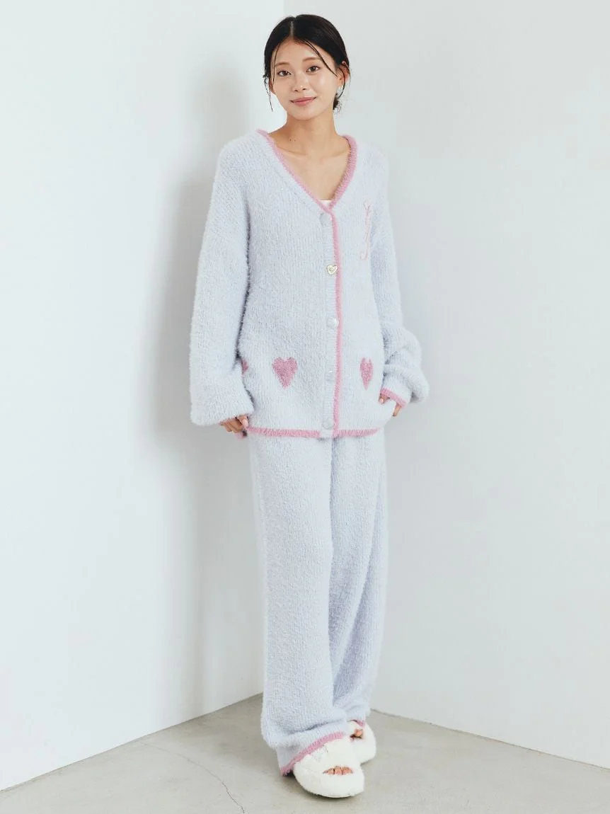 Glittering Feather Cardigan