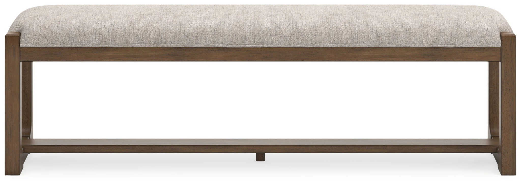Cabalynn - Large Uph Dining Room Bench - Oatmeal / Light Brown