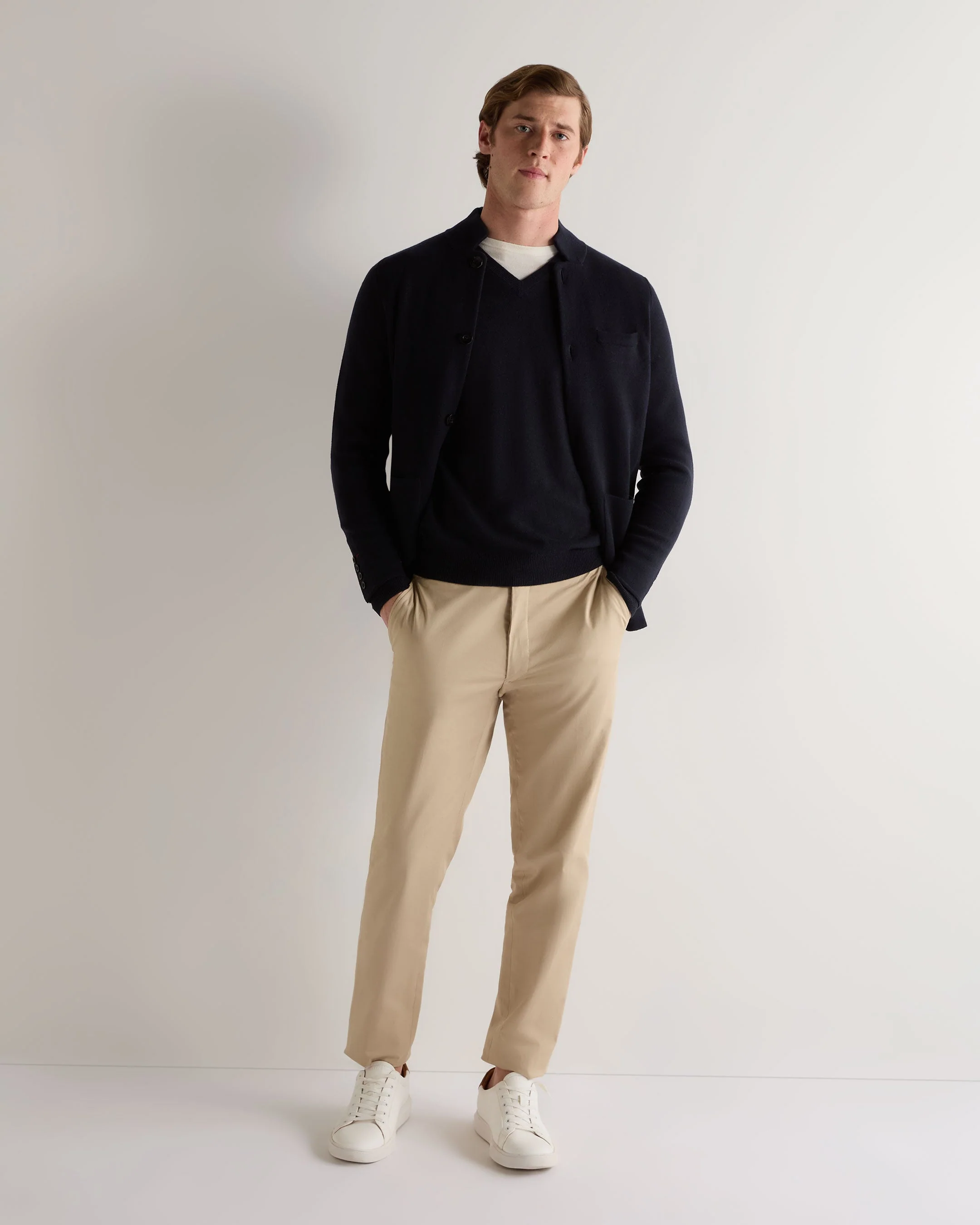 Men's Grosvenor Milano Cashmere Jacket Navy Blue