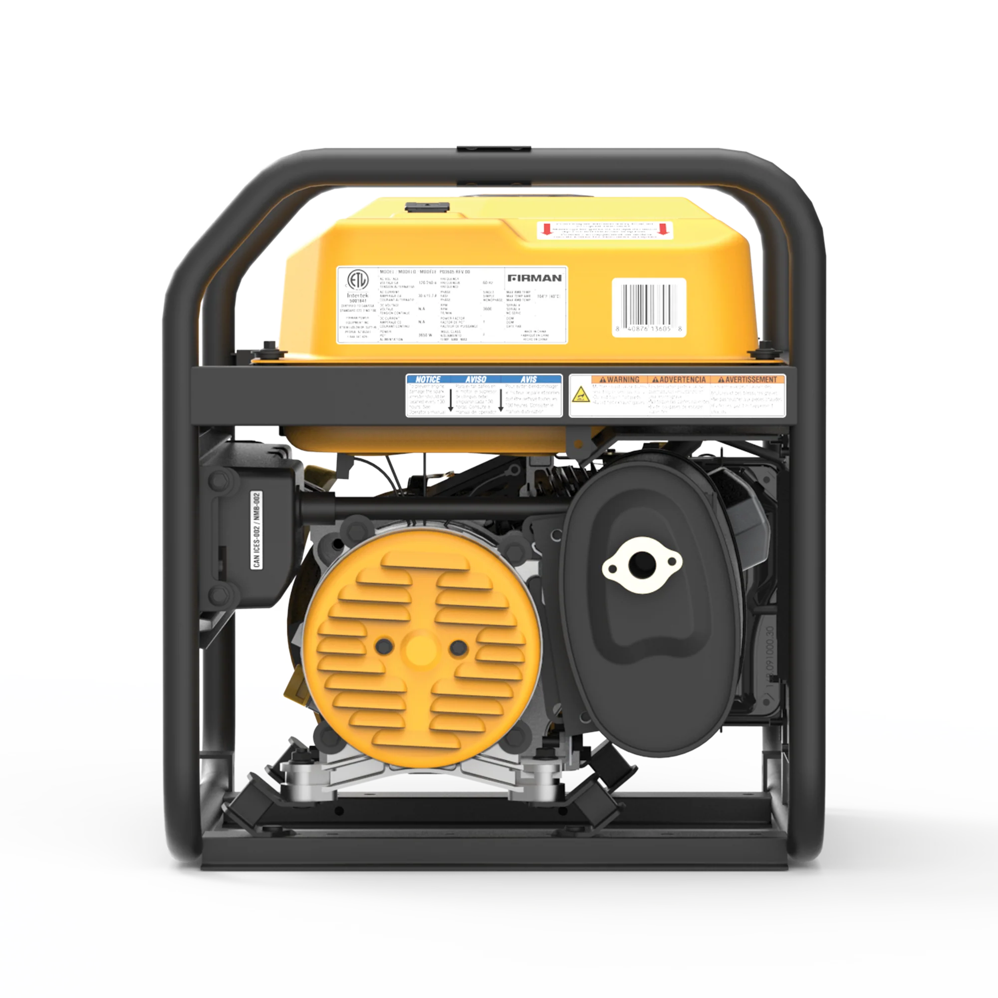 Gas Portable Generator 4550W Recoil Start 120/240V