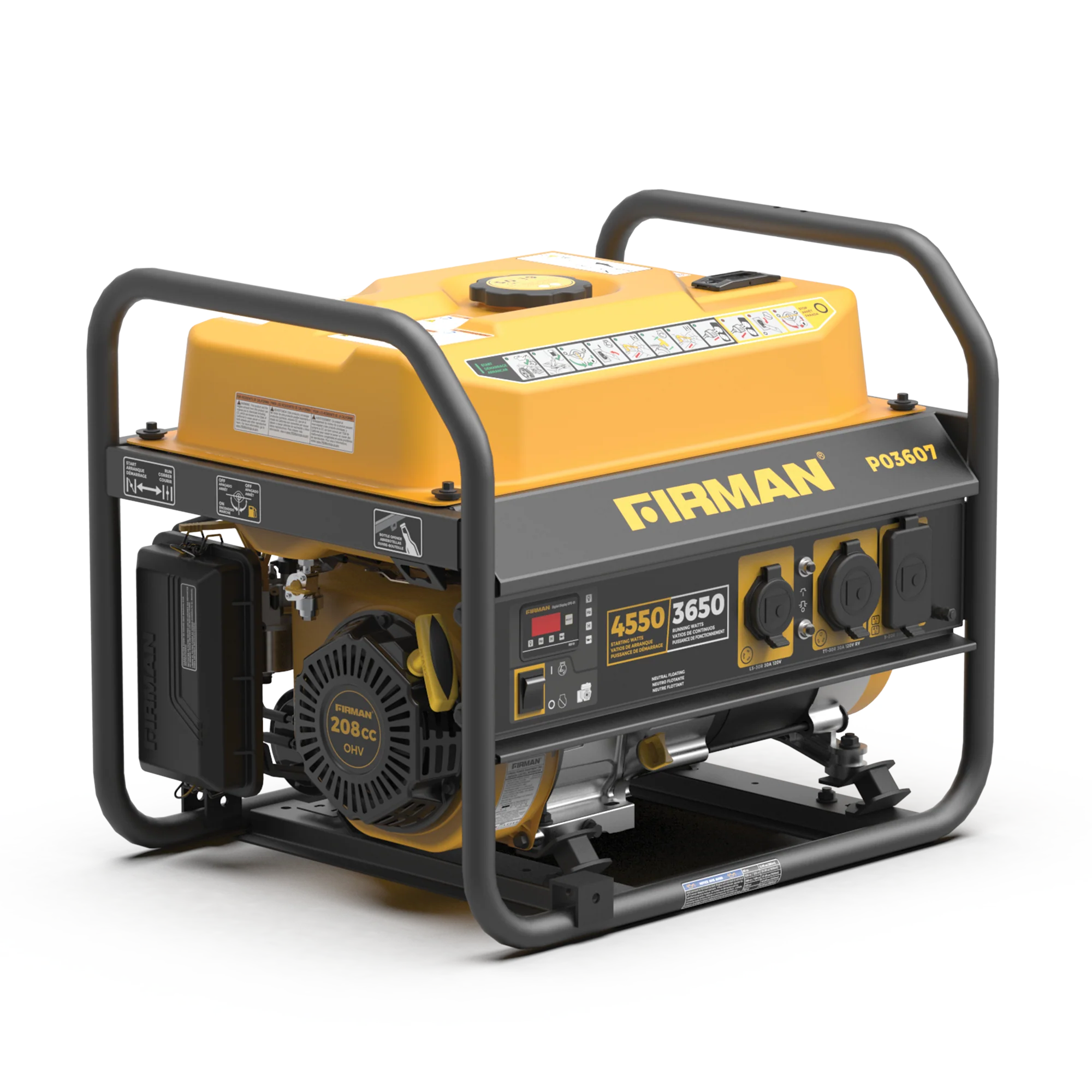 Gas Portable Generator 4550W Recoil Start