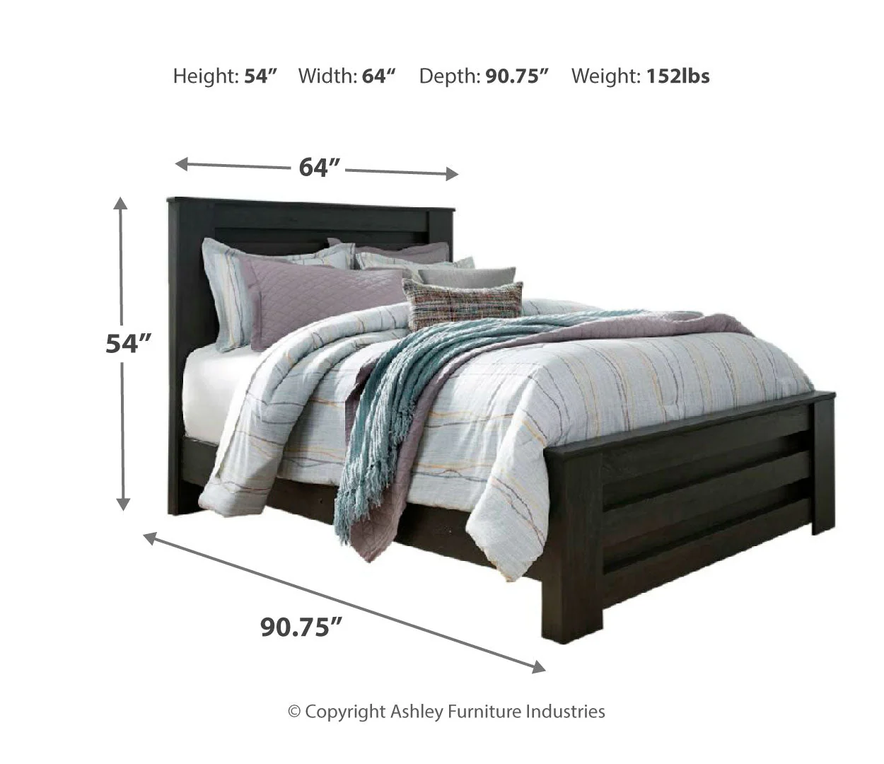 Brinxton Grey Panel Bedroom Set