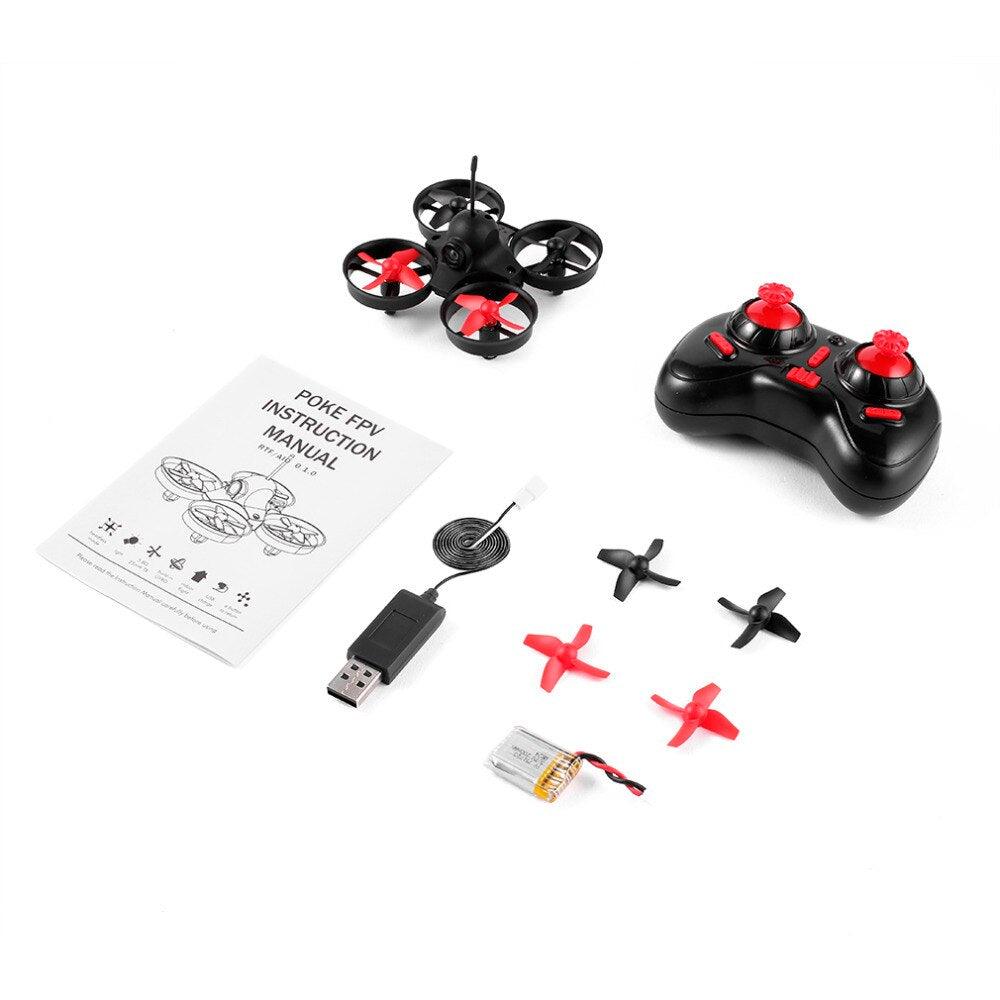 716 PoKe Micro FPV Mini RC Quadcopter Drone - 360 Degree Flip 5.8G 25mW AIO Camera Headless Mode One Key Return Indoor