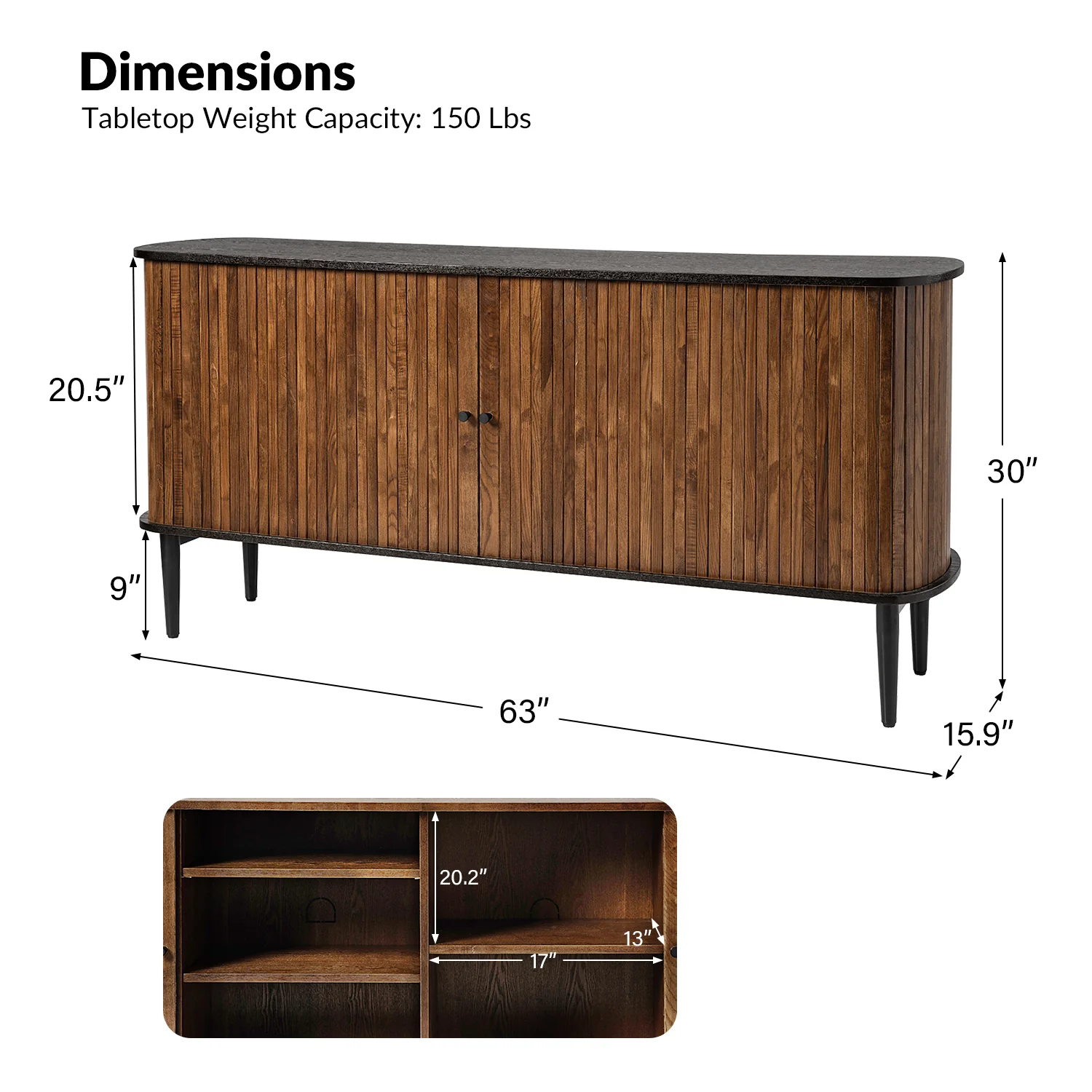 Armin Sideboard in Walnut
