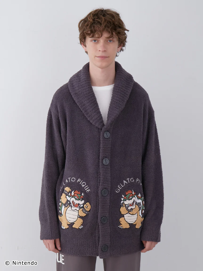 SUPER MARIO™️ UNISEX Baby Moco Jacquard Shawl Cardigan