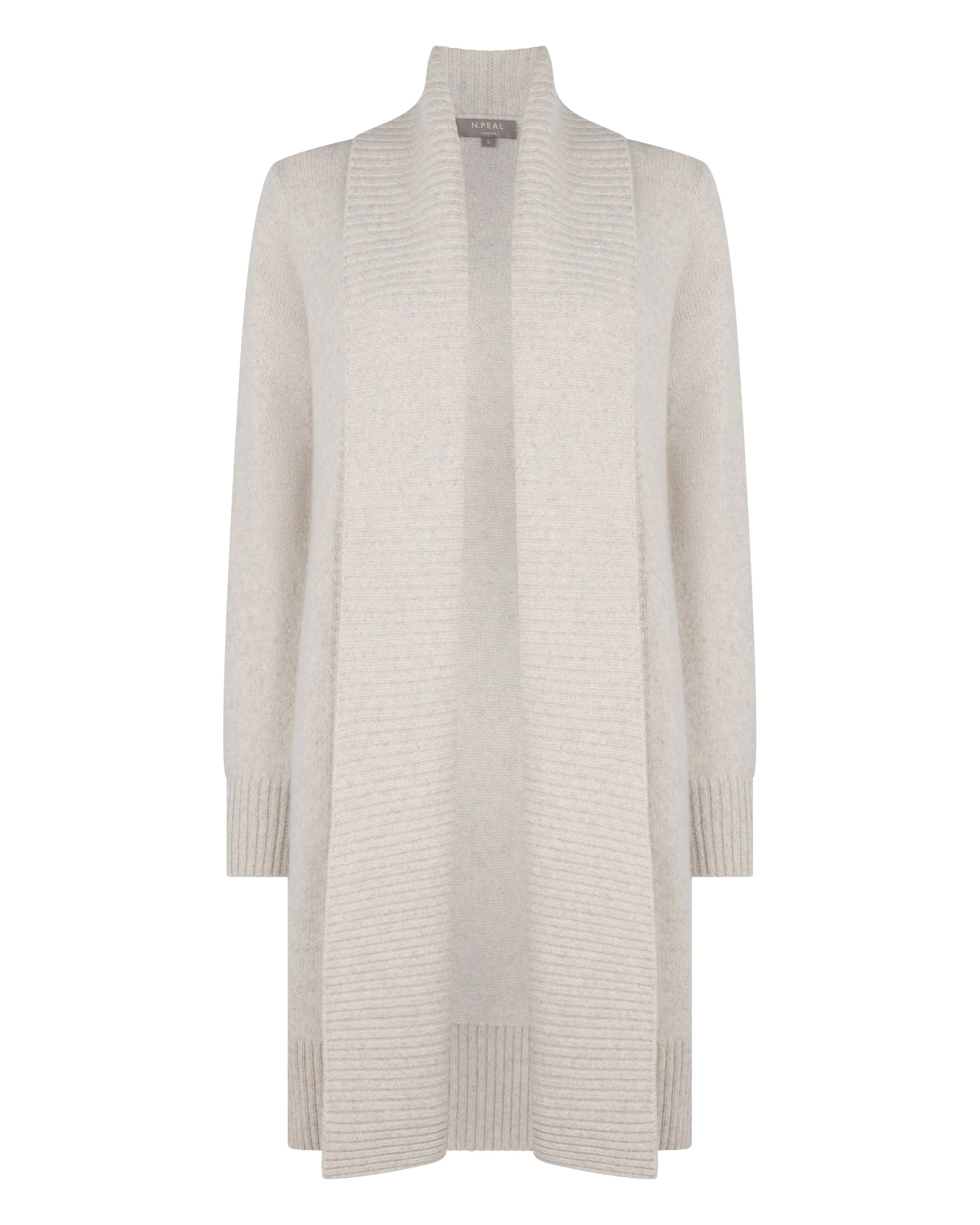 Women's Abbey Cashmere Cardigan Ash Grey Marl