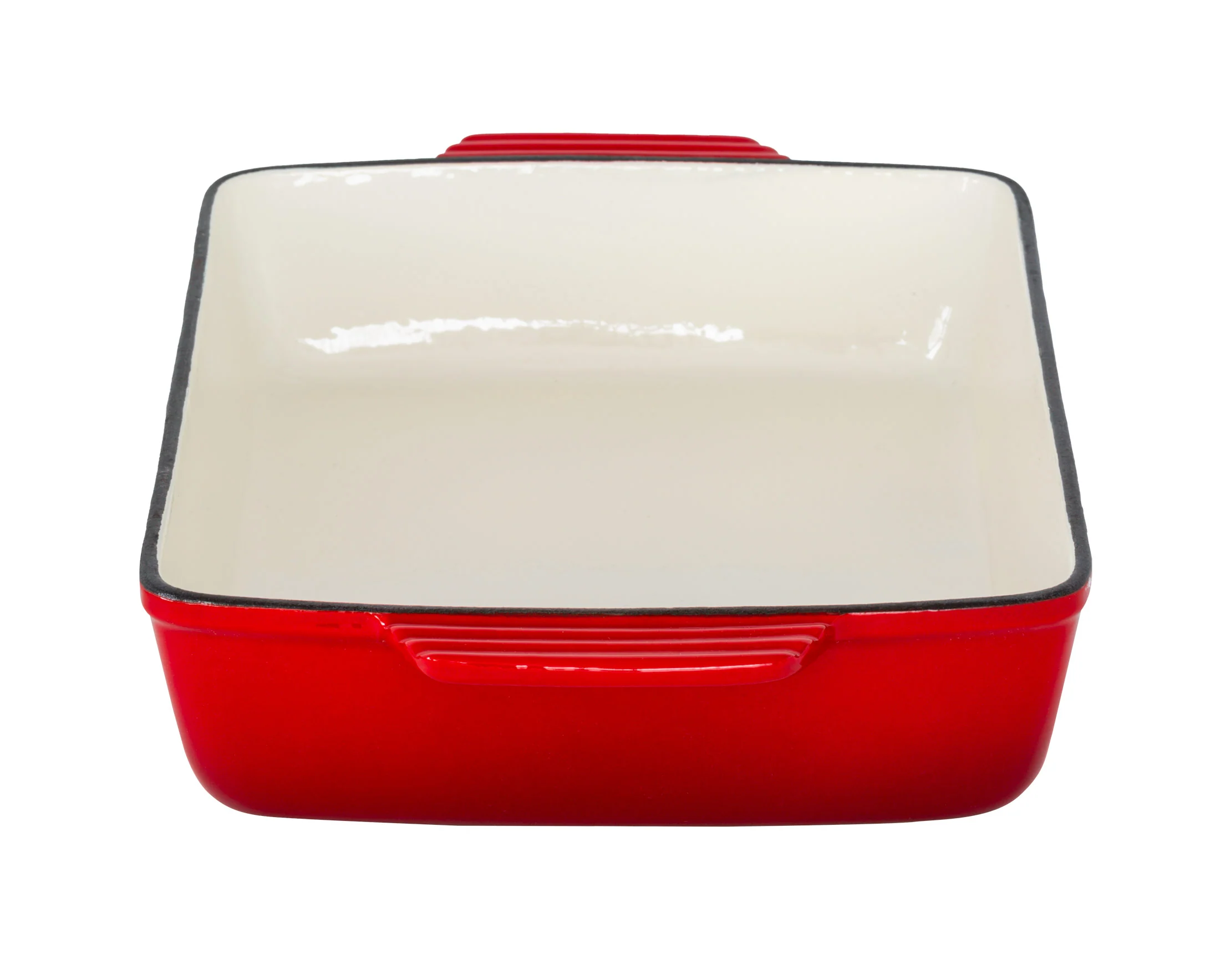 Enamelled Cast Iron 38.5x23cm Rectangular Roaster (3.4L) - Red