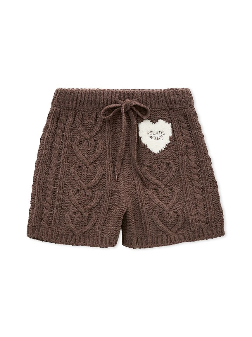 Heart Aran Lounge Shorts
